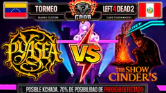 TORNEO DEL CAOS NOCTURNO | Show Cinders VS God Of Factory | 1000teavos De Final |