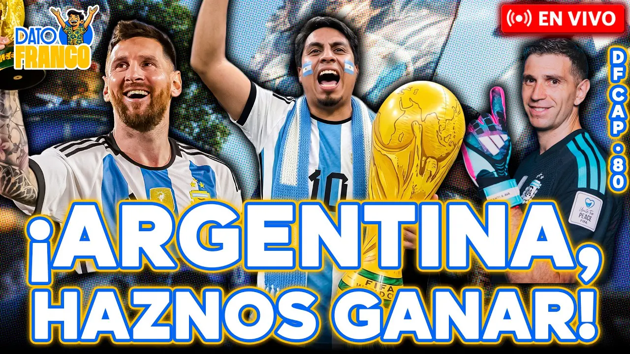 Reproducir: 🔥⚽ #ENVIVO | ¡TODA LA FE A ARGENTINA! LA ALBICELESTE SE ENFRENTA A ARGELIA #DATOFRANCO