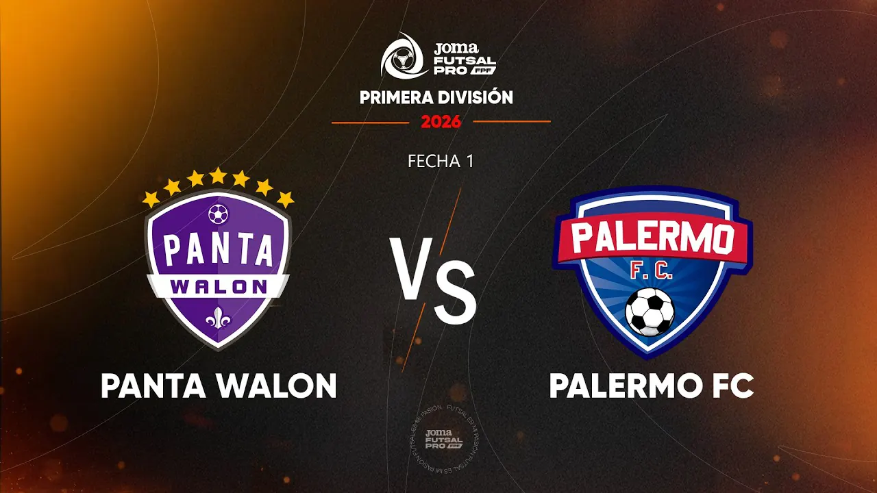 Reproducir: 🔴 EN VIVO | PANTA WALON VS PALERMO FC | JOMA FUTSAL PRO FPF | TORNEO APERTURA FECHA 1