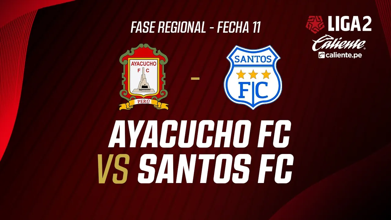 Reproducir: 🔴 EN VIVO | AYACUCHO FC VS SANTOS FC| APERTURA LIGA 2 | FECHA 11