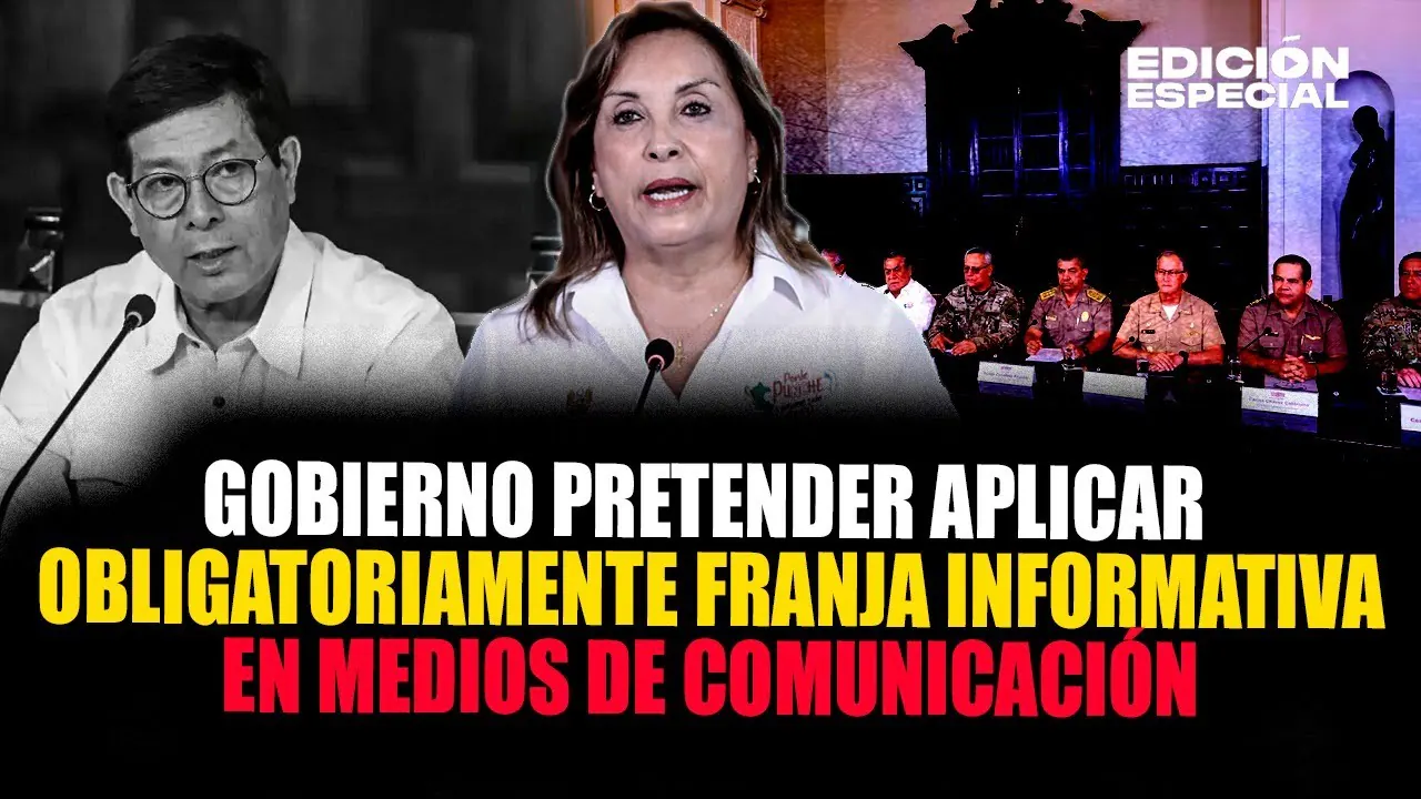 Reproducir: #EnVivo Gobierno busca imponer franja informativa en medios para difundir sus «acciones»