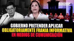 #EnVivo Gobierno busca imponer franja informativa en medios para difundir sus «acciones»