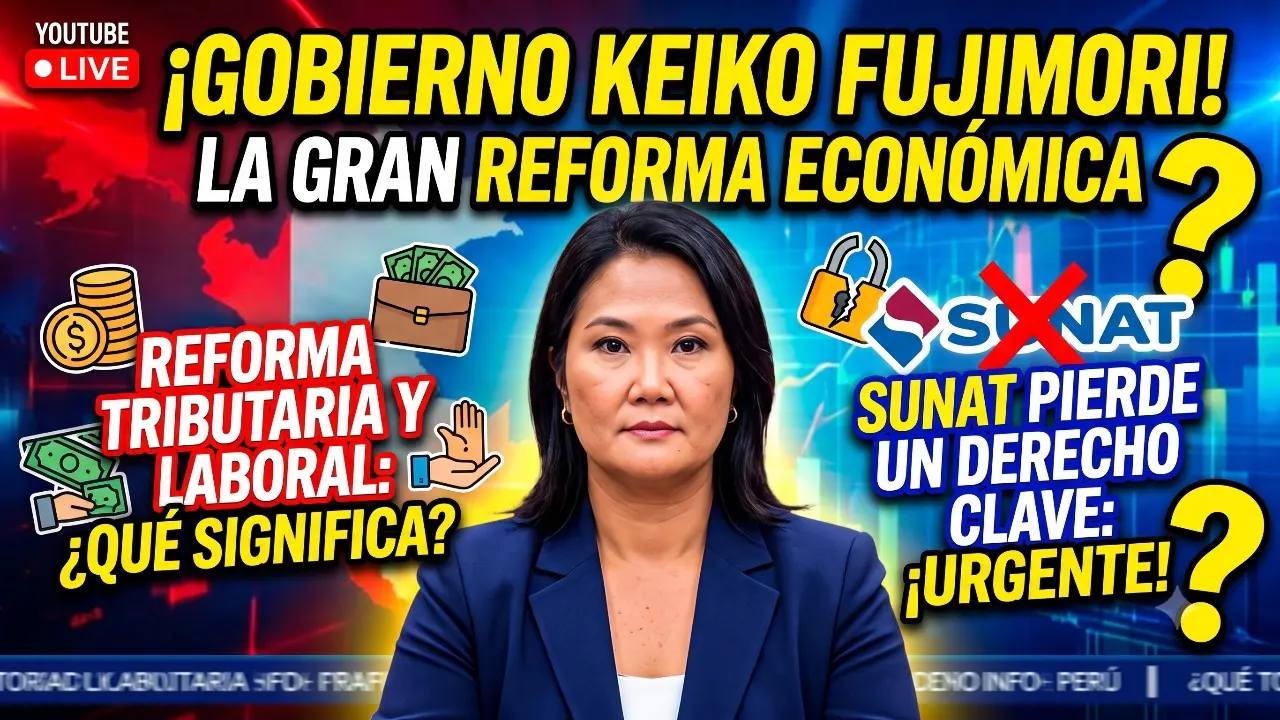 Reproducir: Keiko Fujimori: Reforma Tributaria y Laboral  2026 -2027