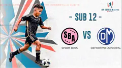 EN VIVO | SPORT BOYS VS DEPORTIVO MUNICIPAL | COPA DESARROLLO SUB 12| FECHA 3