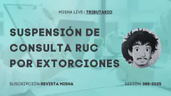 SUSPENSION DE RUC, LIBROS ELECTRONICOS SE SIGUEN DECLARANDO