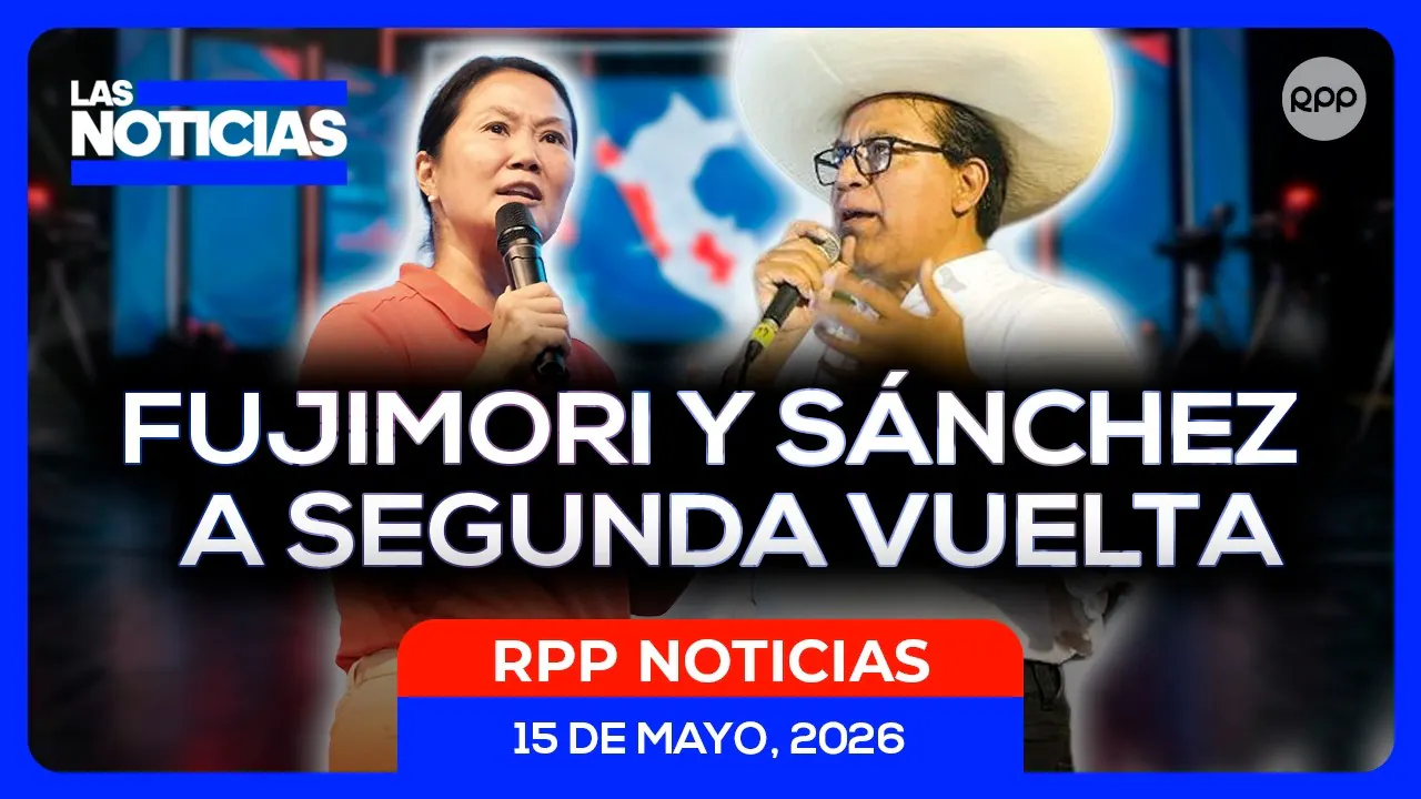 Reproducir: EN VIVO 🔴Keiko Fujimori y Roberto Sánchez irán a segunda vuelta tras conteo ONPE al 100% | RPP