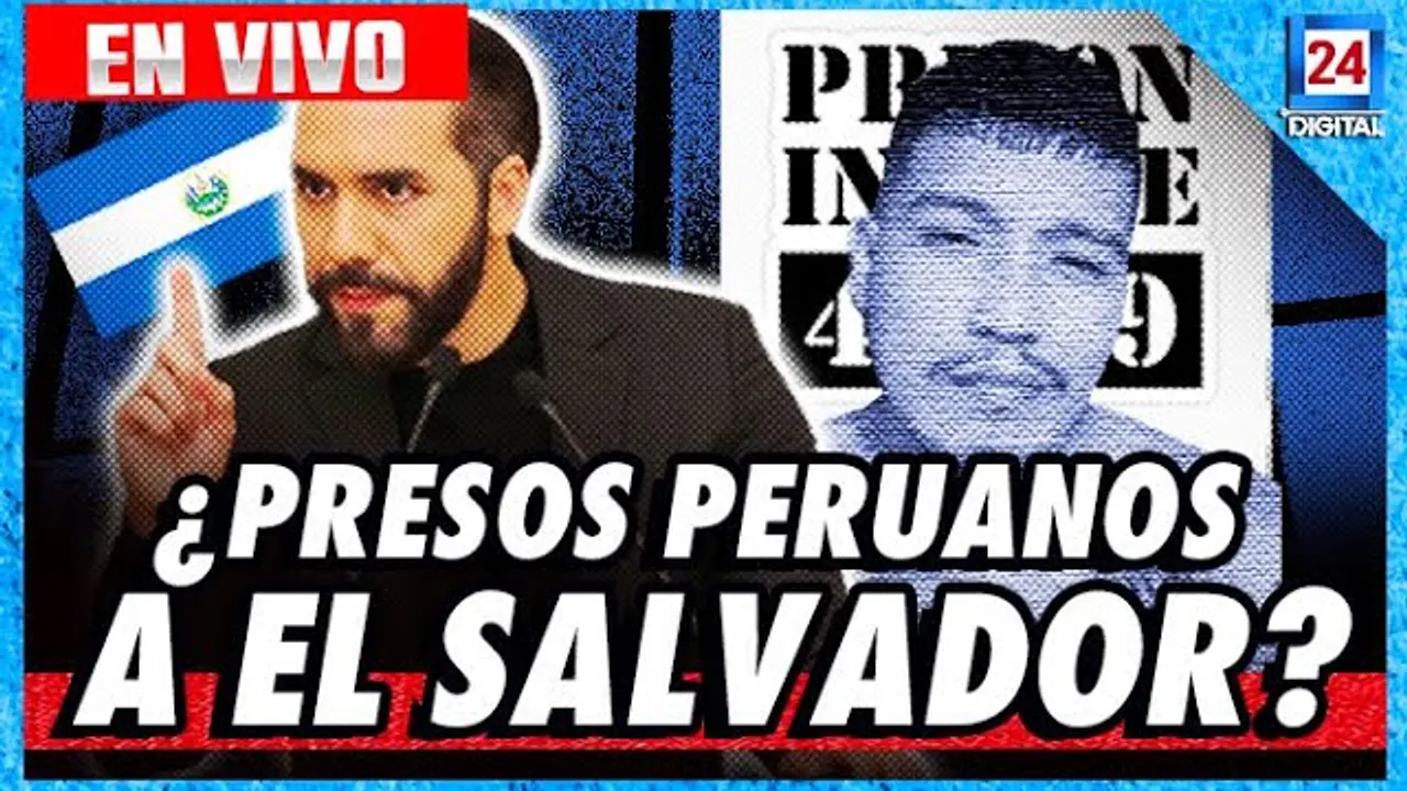 Reproducir: ¿Bukele se lleva a los peores criminales del Perú? |🔵⚪ 24 Digital