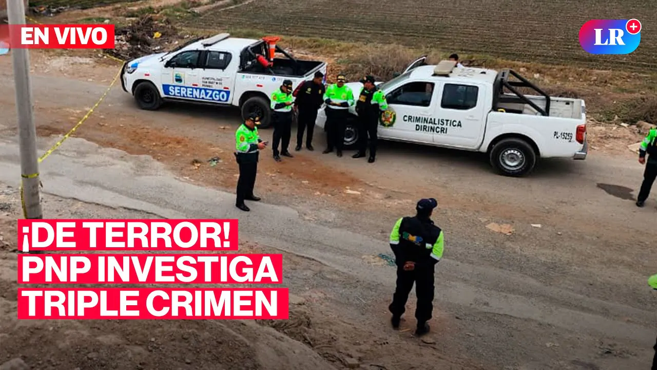 Reproducir: 🔴¡De terror! PNP investiga triple crímen en SMP | #EnVivoLR
