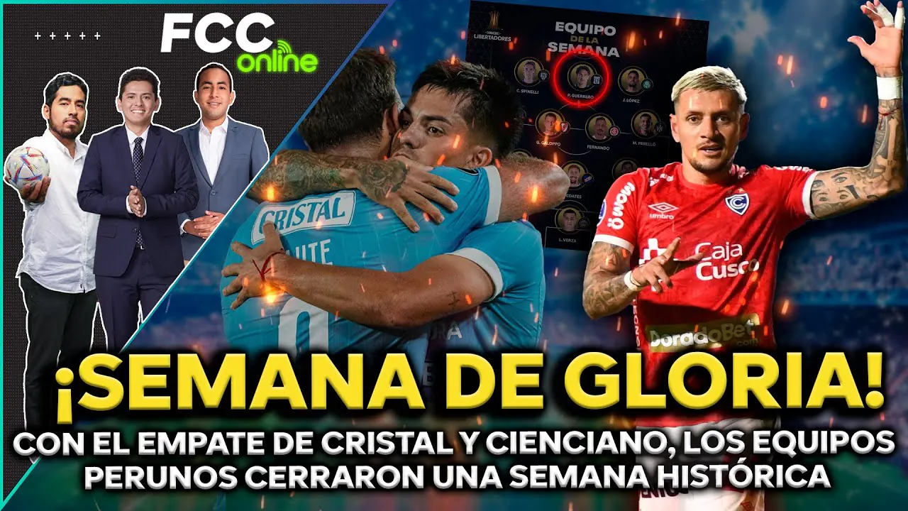 Reproducir: 🔴#ENVIVO ¡SEMANA REDONDA! EQUIPOS PERUANOS NO PERDIERON EN LA LIBERTADORES Y SUDAMERICANA #FCCONLINE