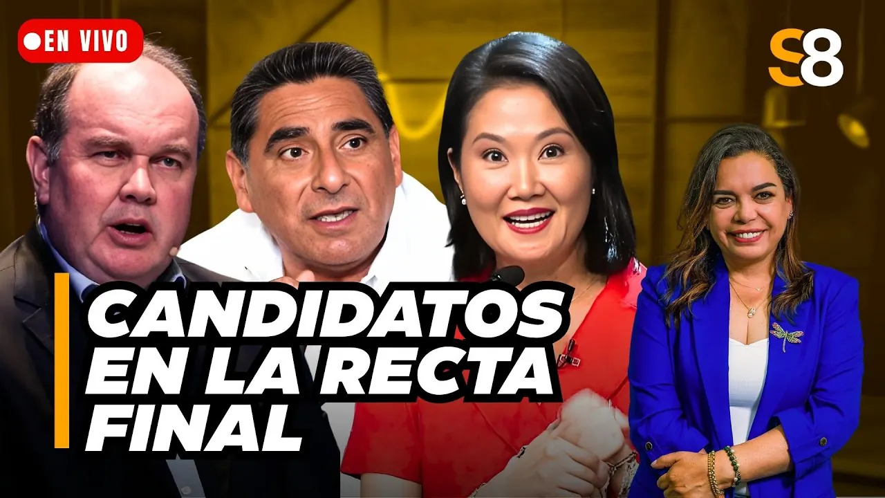 Reproducir: 🟡 ELECCIONES PERÚ 2026: CANDIDATOS EN LA RECTA FINAL |  Siempre a las ocho | #FEEG2026