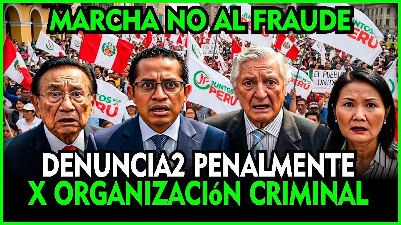 Reproducir: 😱PESE A PROHIBICIÓN JP MARCHA EN LIMA! JAIME CHIHUALA DENUNCIA PENAL CONTRA KEIKO-BURNEO-PAREJA- ETC