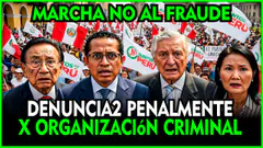 PESE A PROHIBICIÓN JP MARCHA EN LIMA! JAIME CHIHUALA DENUNCIA PENAL CONTRA KEIKO-BURNEO-PAREJA- ETC