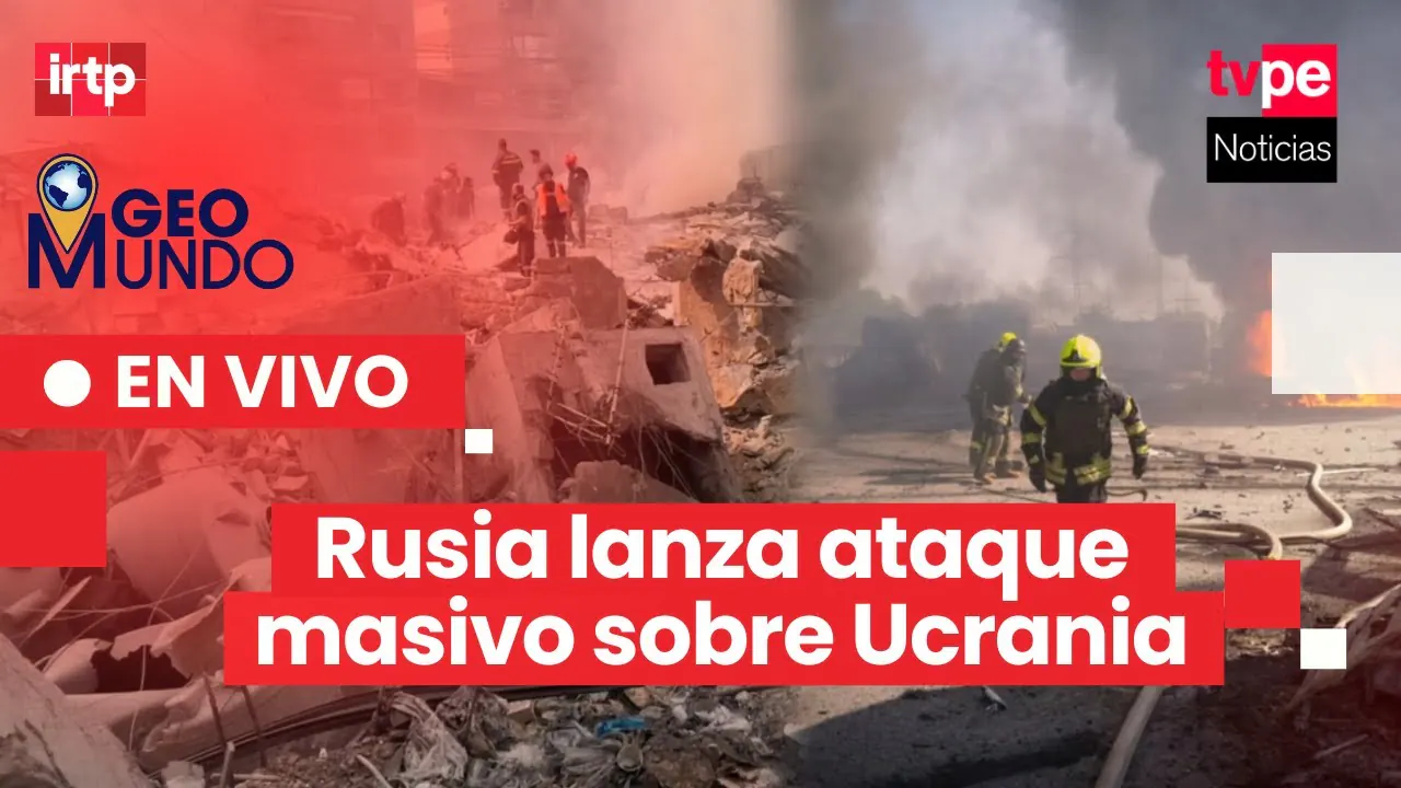 Reproducir: Rusia lanza 400 drones y 45 misiles contra Ucrania | “Geomundo” EN VIVO