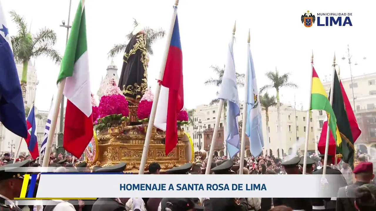 Reproducir: Homenaje a santa Rosa de Lima  | 30 de agosto