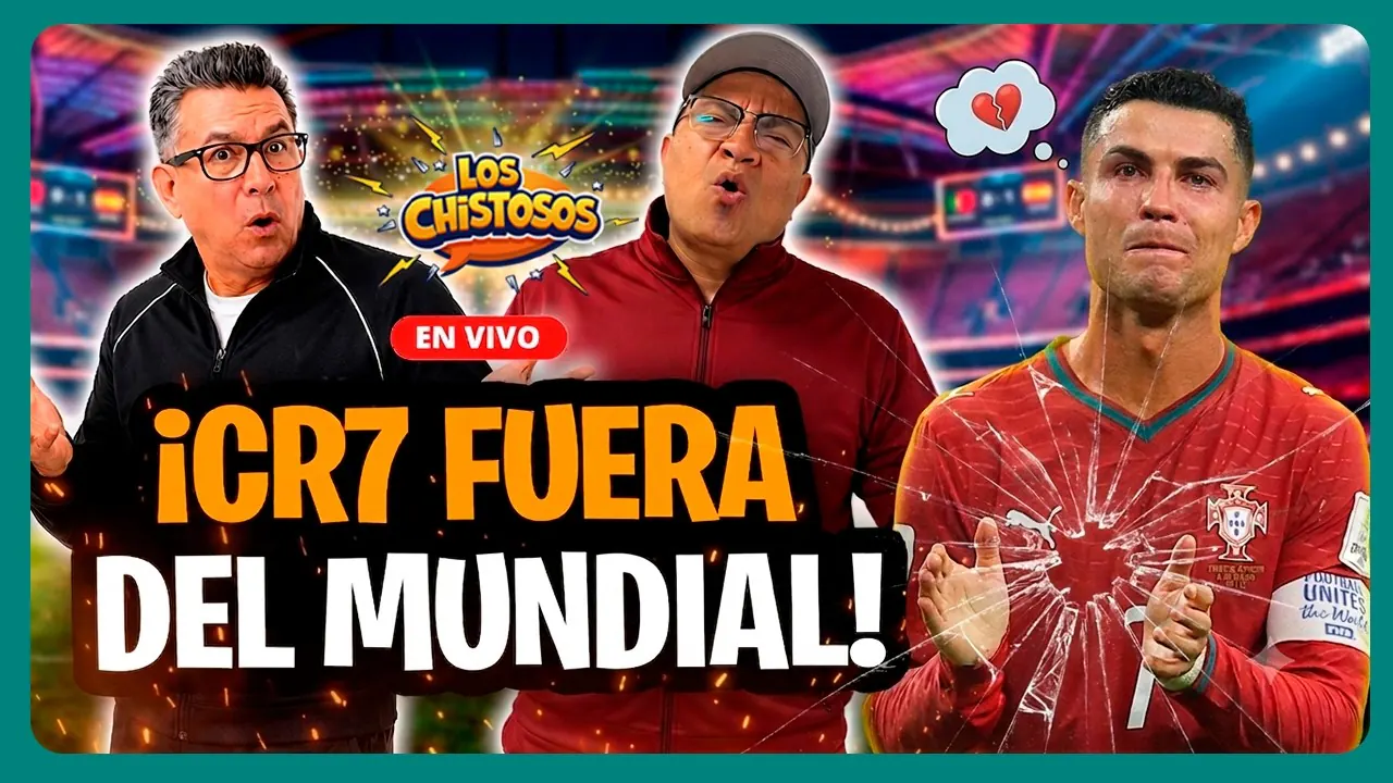 Reproducir: ¡CHAU CR7! ESPAÑA ELIMINA A PORTUGAL del MUNDIAL 😱 Reaccionamos EN VIVO en LOS CHISTOSOS