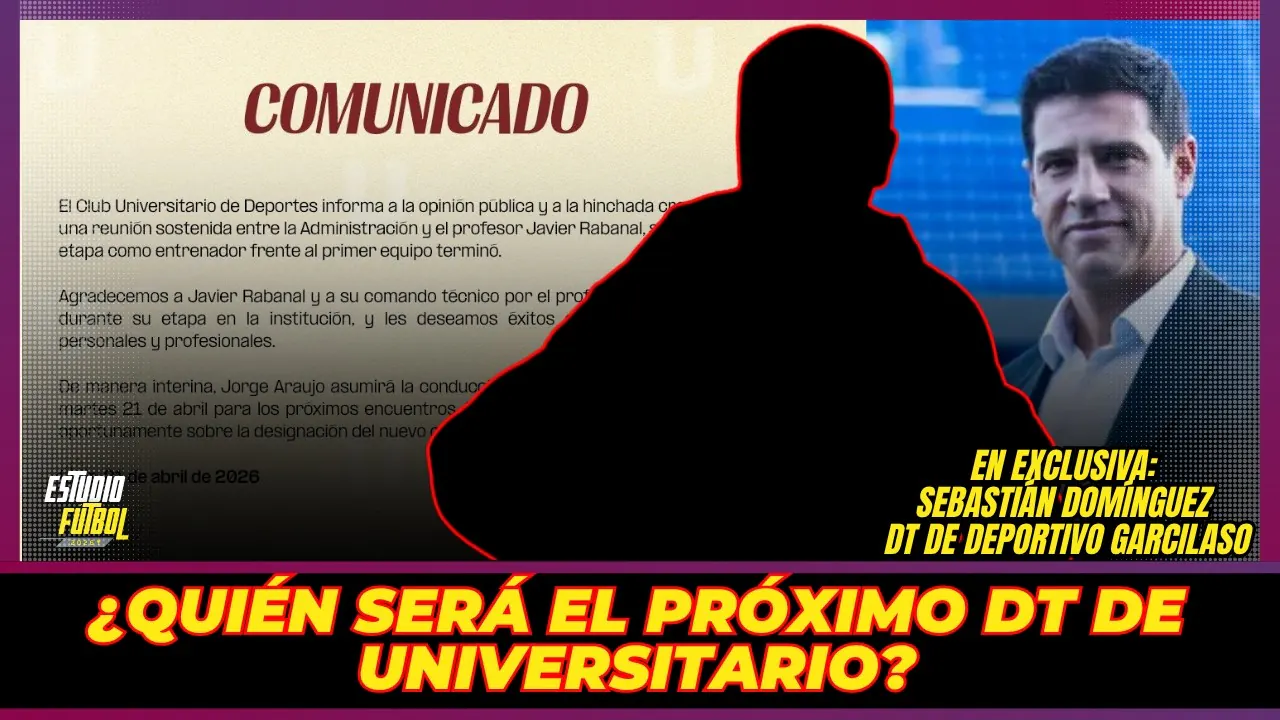 Reproducir: ¡OFICIAL! RABANAL SE VA DE LA ‘U’ Y LA CRISIS DE LOS DT SACUDE LA LIGA: 10 CLUBES YA CAMBIARON