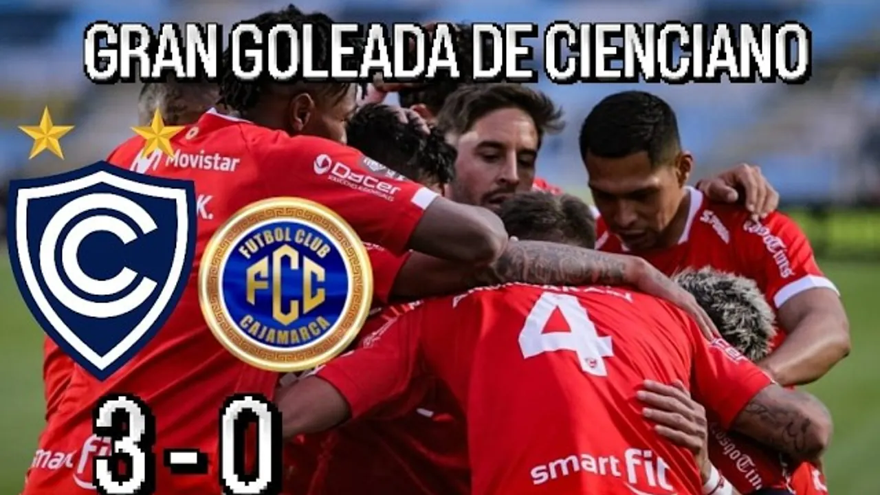 Reproducir: POST SALA: CIENCIANO 3-0 CAJAMARCA: CIENCIANO GOLEA Y YA PIENSA EN LA SUDAMERICANA