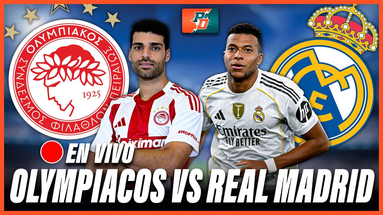 Reproducir: Olympiacos vs Real Madrid EN VIVO - Champions League fecha 5 | Polémica Deportiva 📣 26/11/25