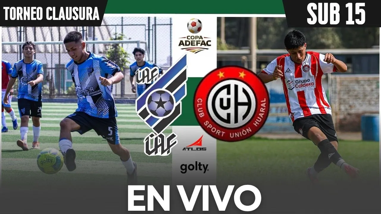 Reproducir: CAF VS  UNIÓN HUARAL |  SUB 15 COPA ASOCIACIÓN ADEFAC TORNEO CLAUSURA FECHA 1