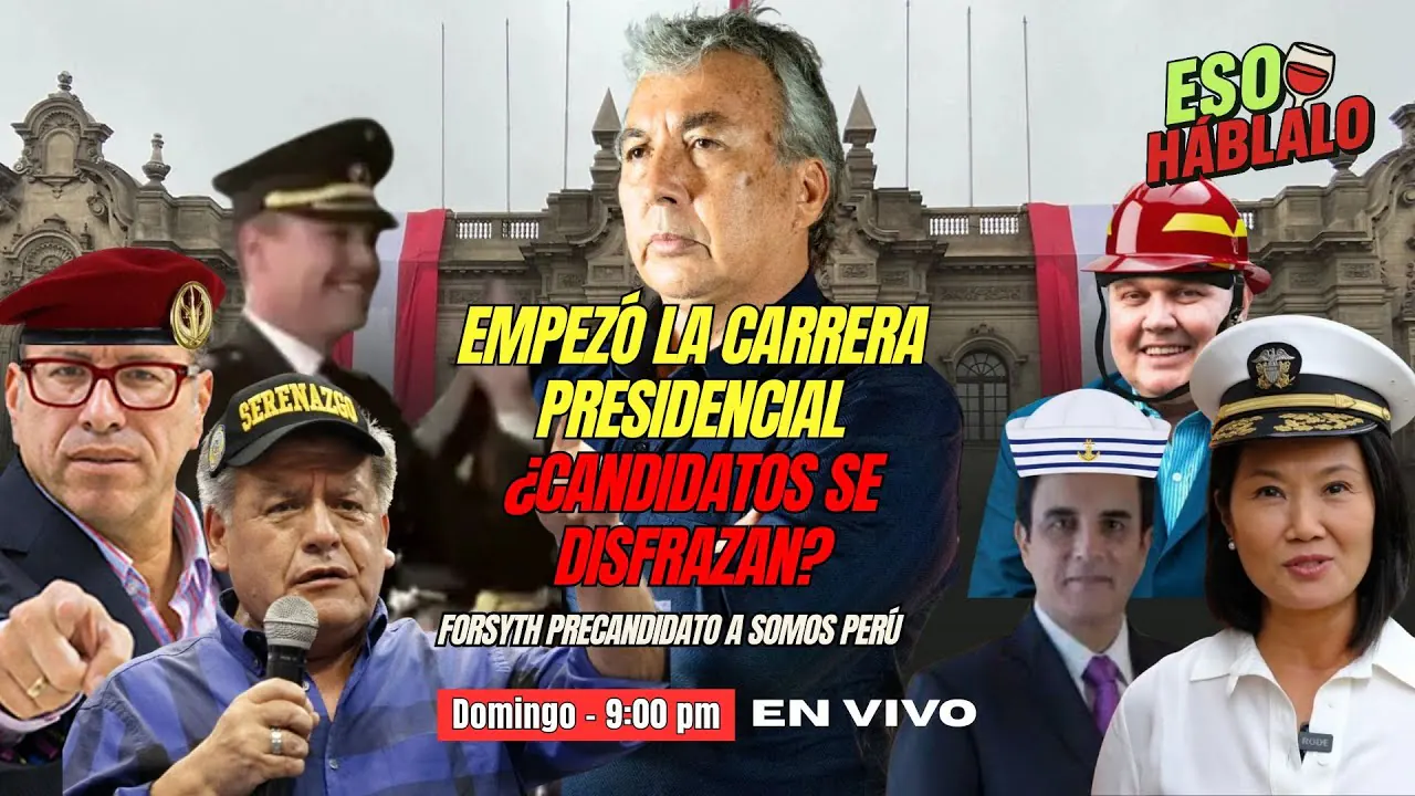 Reproducir: EMPEZÓ LA CARRERA PRESIDENCIAL ¿CANDIDATOS SE DISFRAZAN? - Eso háblalo