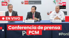 Premier Eduardo Arana y ministros de Estado ofrecen conferencia de prensa hoy 18 de junio del 2025