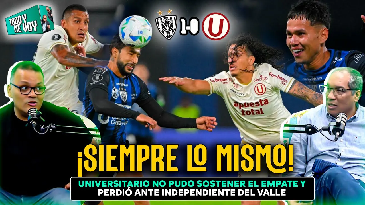 Reproducir: #ENVIVO 🔴 UNIVERSITARIO SUMÓ SU SEGUNDA DERROTA EN LA COPA LIBERTADORES ¿ELIMINADOS? #TOCOYMEVOY
