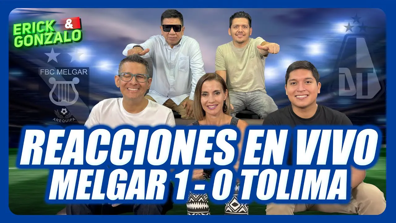Reproducir: MELGAR VS TOLIMA EN VIVO | REACCIONAMOS AL DEBUT DEL DOMINO EN LA LIBERTADORES 🔴⚫🏆